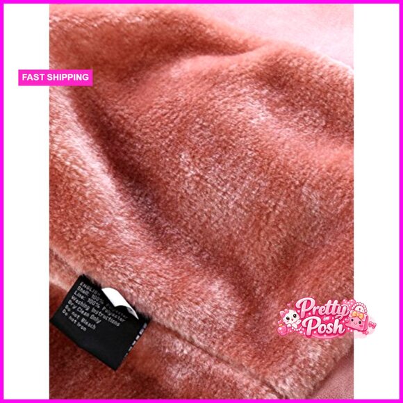 Faux Leather Suede Moto Jacket Sherpa-Lined Overcoat with Removable Belt - Picture 5 of 7